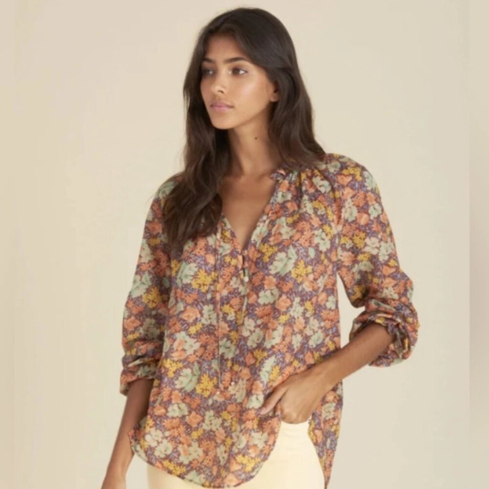 Veronica Beard Antoinette Top Blouse Size 0
